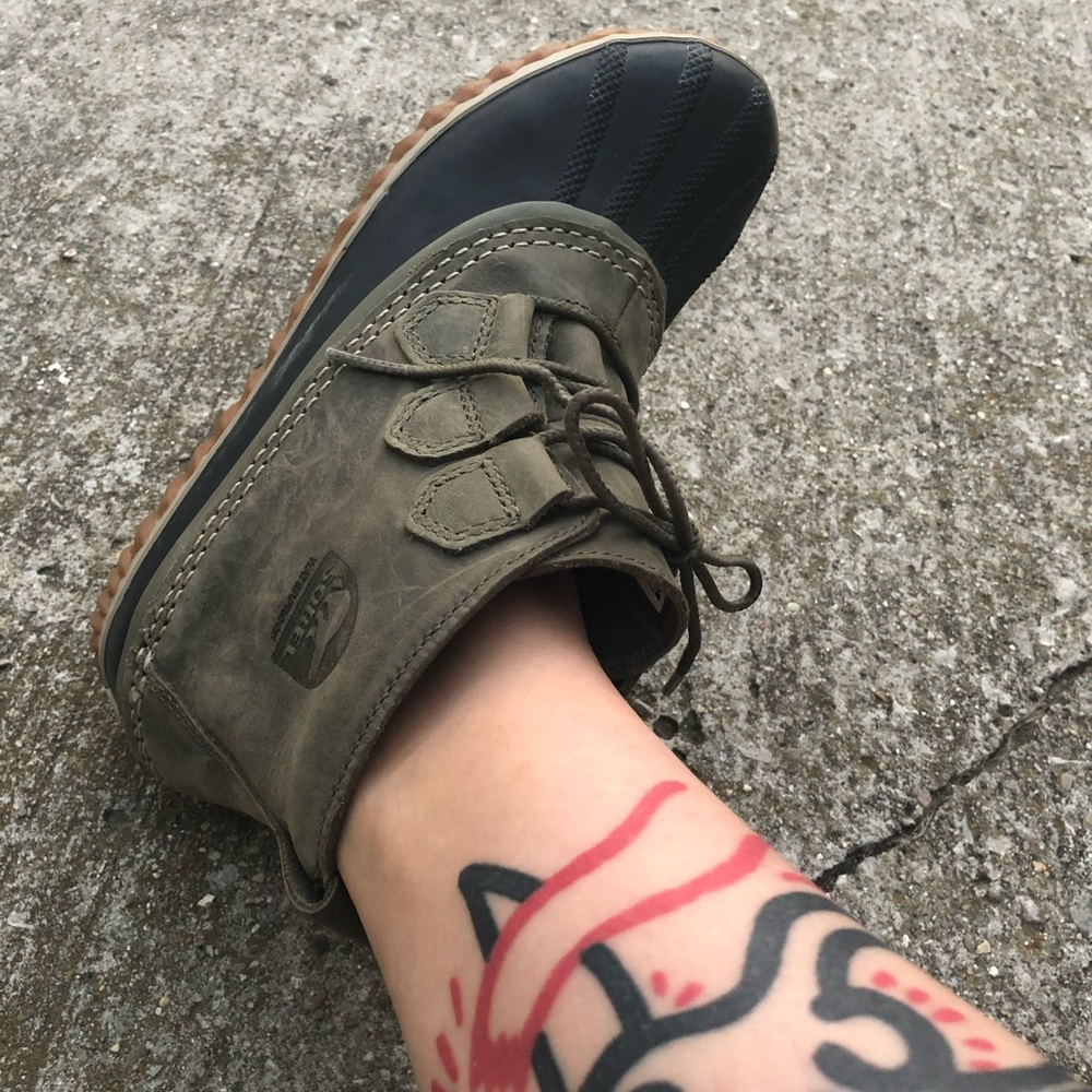 Sorel ankle rain boots